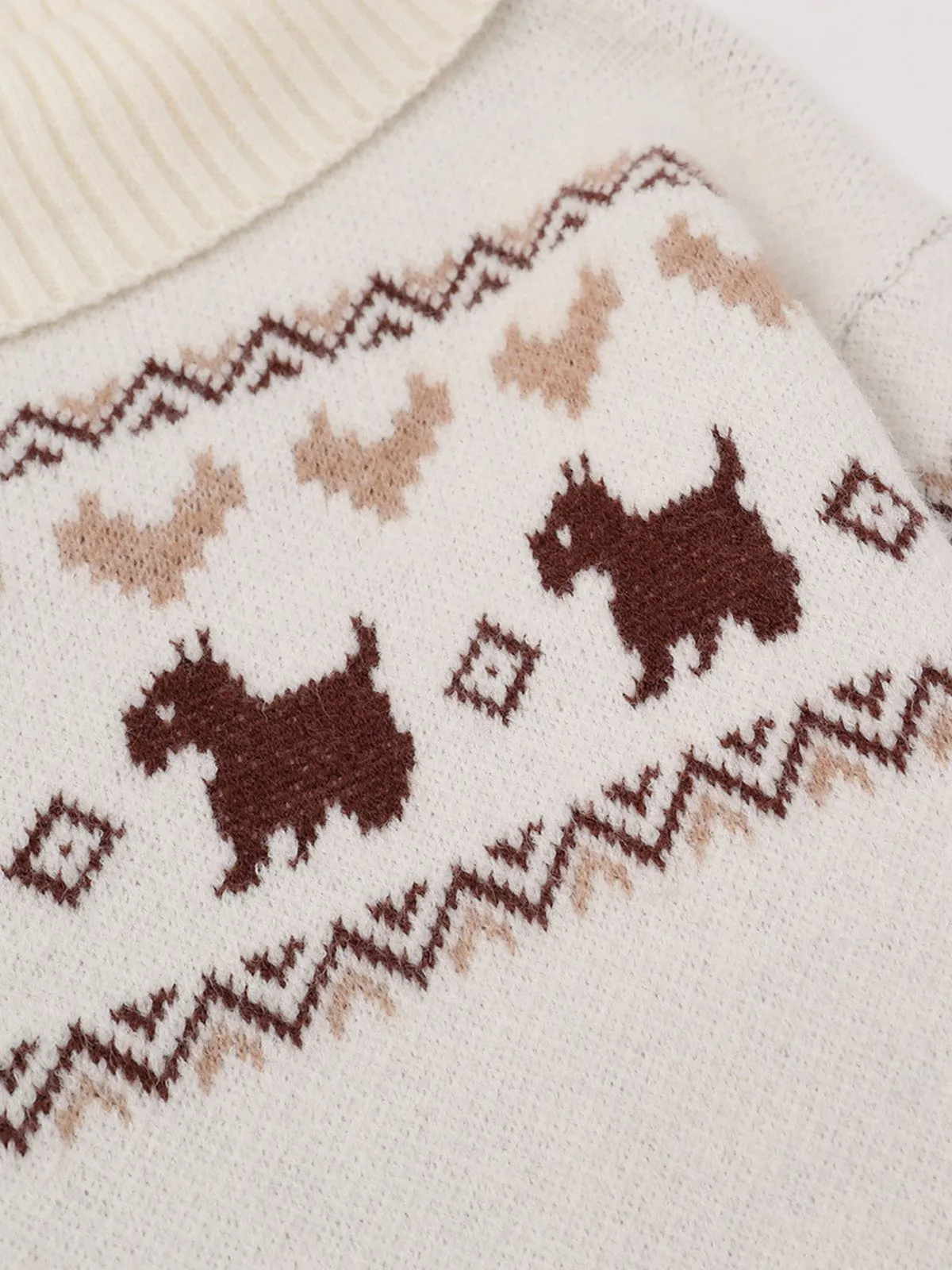 Aelfric Eden Puppy Fair Isle Sweater sold by Aelfric Eden product image thumbnail 4