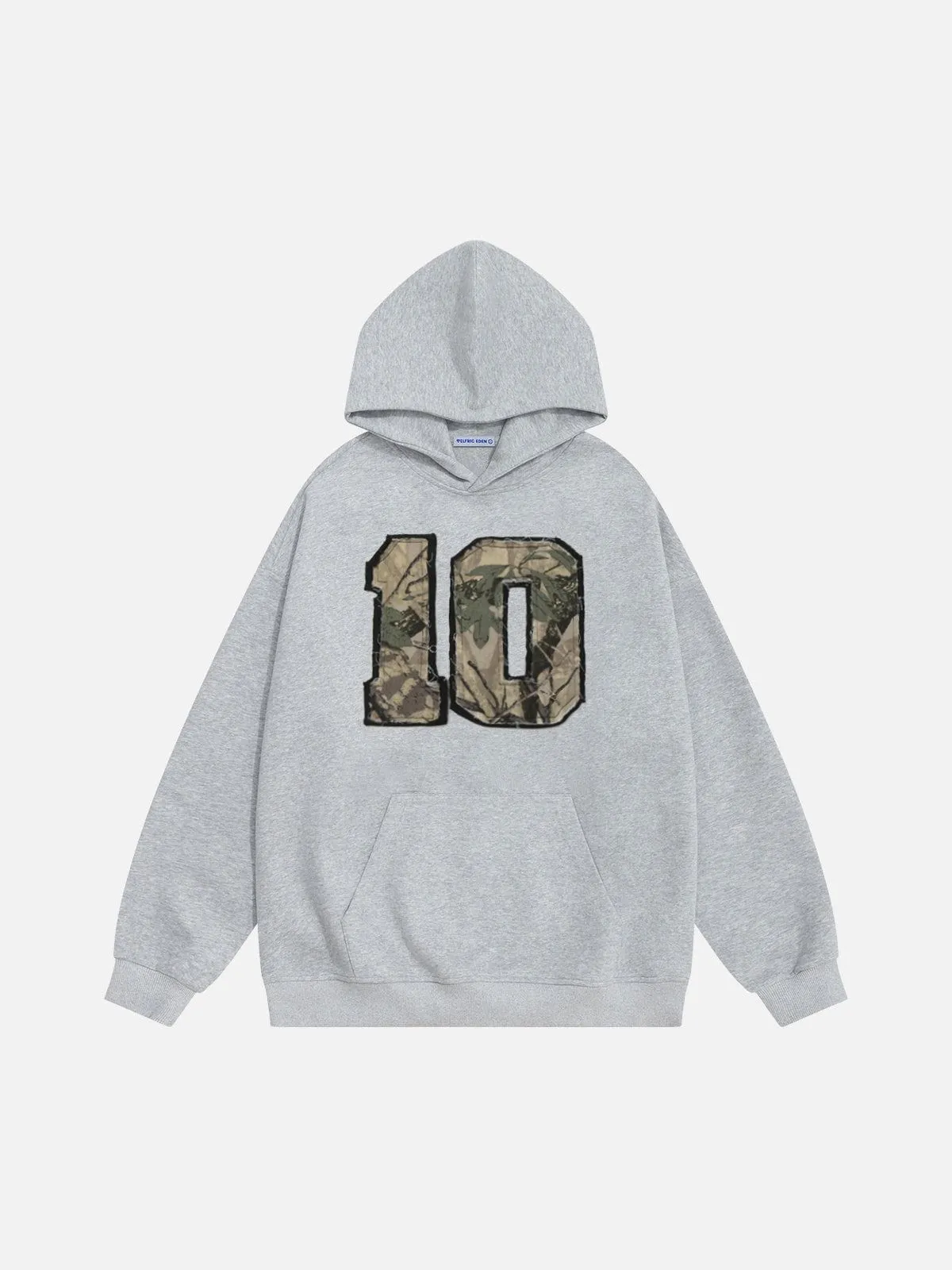 Aelfric Eden Camouflage Number Pullover Hoodie sold by Aelfric Eden