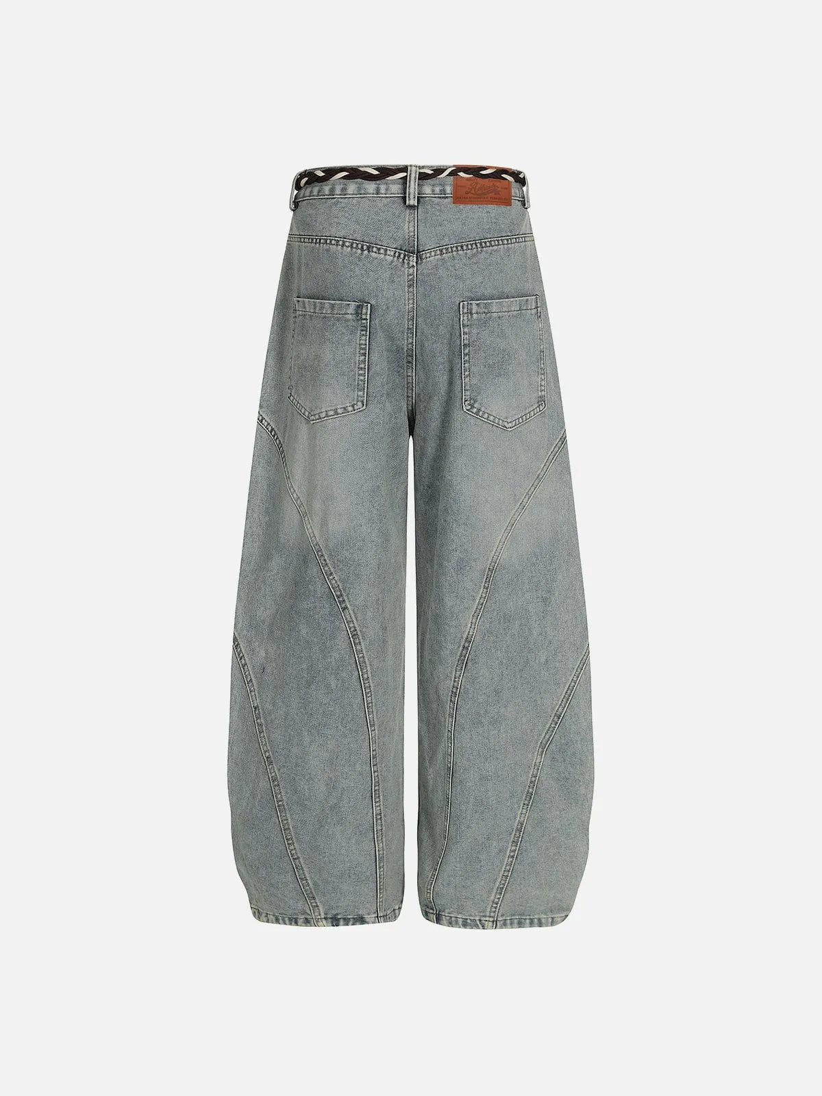 Aelfric Eden Rope Washed Baggy Barrel Jeans sold by Aelfric Eden product image thumbnail 3