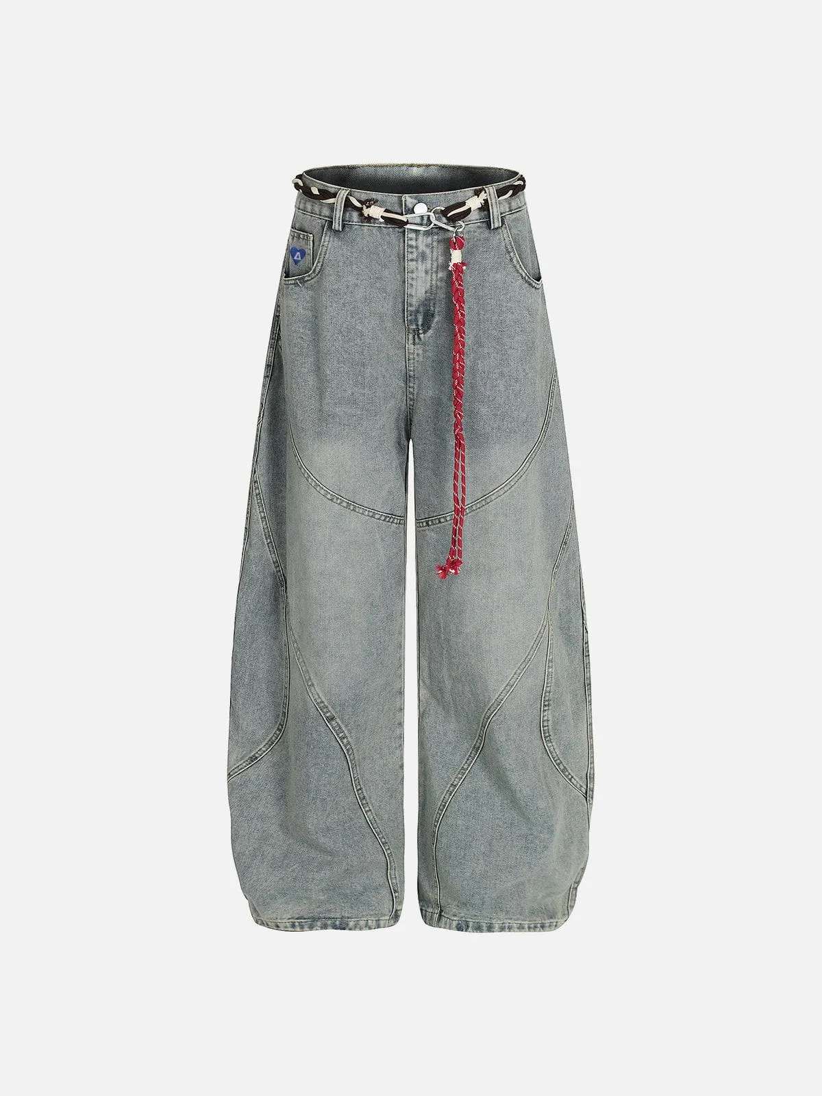 Aelfric Eden Rope Washed Baggy Barrel Jeans sold by Aelfric Eden