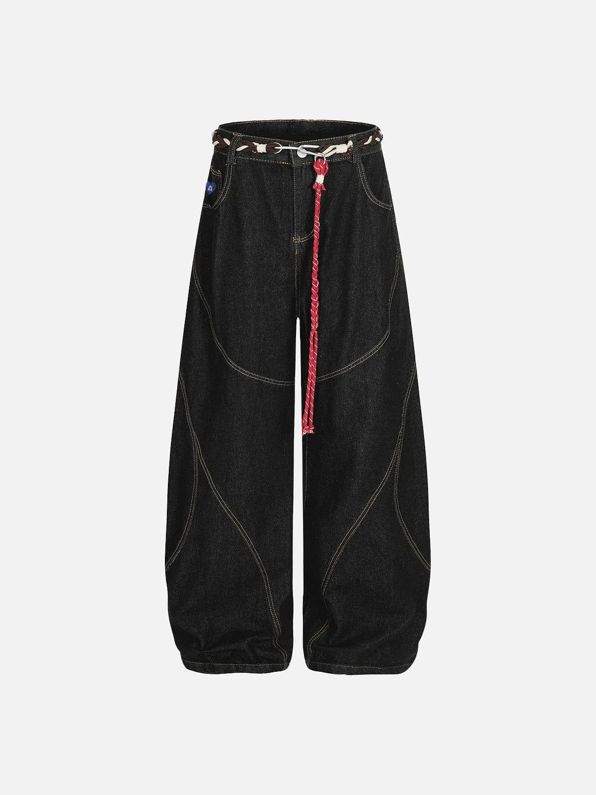 Aelfric Eden Rope Washed Baggy Barrel Jeans sold by Aelfric Eden product image thumbnail 2