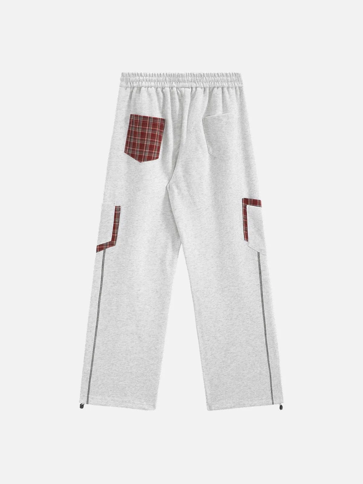 Aelfric Eden Plaid Multi Pocket Baggy Sweatpants sold by Aelfric Eden product image thumbnail 3