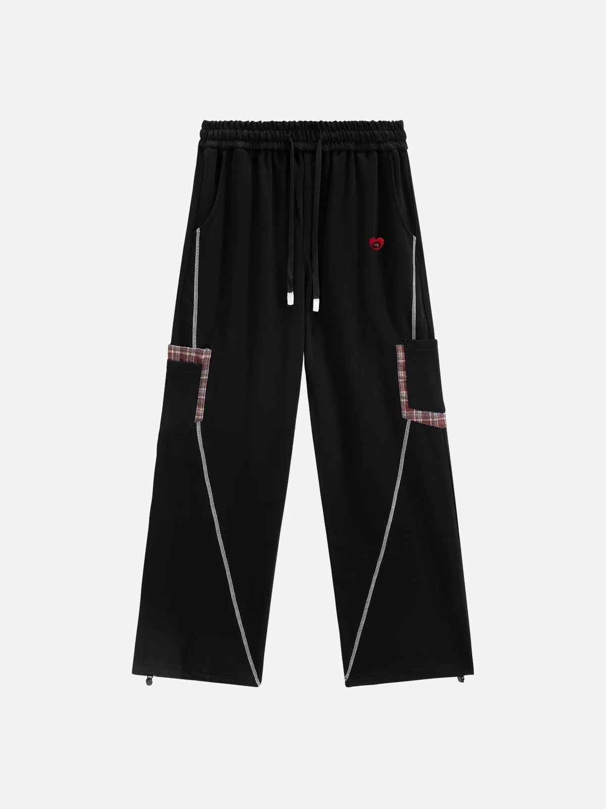 Aelfric Eden Plaid Multi Pocket Baggy Sweatpants sold by Aelfric Eden product image thumbnail 2