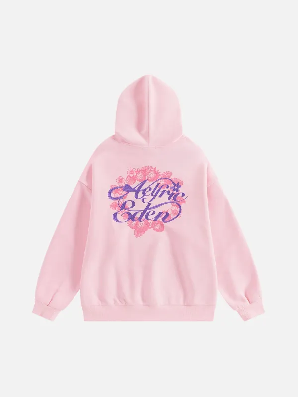 [Pre-Order] Aelfric Eden Strawberry Floral Pullover Hoodie sold by Aelfric Eden
