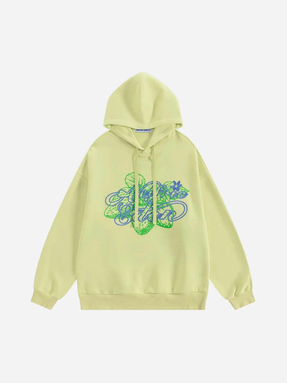 Aelfric Eden Embroidery Strawberry Pullover Hoodie sold by Aelfric Eden