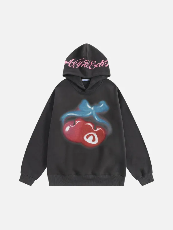 Aelfric Eden Blurring Cherry Washed Pullover Hoodie sold by Aelfric Eden