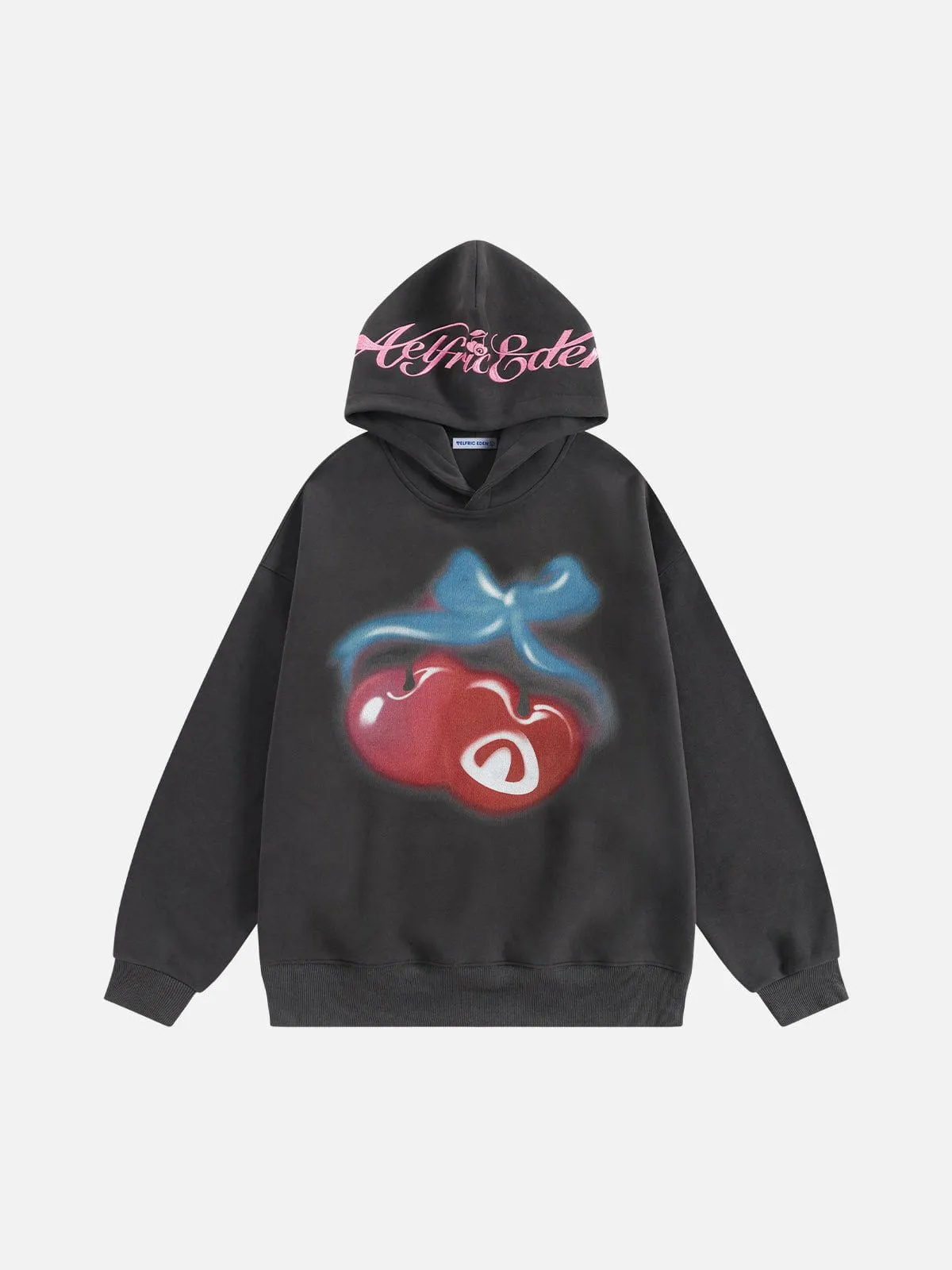 Aelfric Eden Boxy Cherry Pattern Pullover Hoodie sold by Aelfric Eden