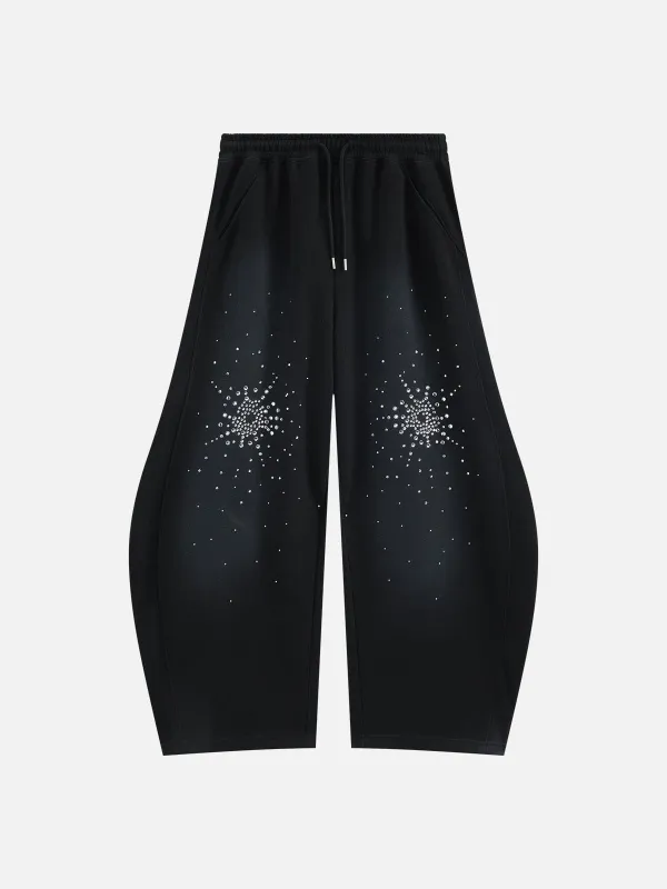 Aelfric Eden Floral Rhinestone Super Baggy Barrel Sweatpants sold by Aelfric Eden