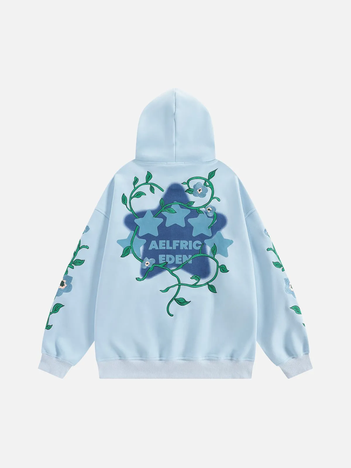 Aelfric Eden Star Rhinestone Floral Hoodie sold by Aelfric Eden product image thumbnail 2