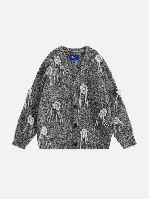 Aelfric Eden Boho Chic Crochet Floral Cardigan sold by Aelfric Eden