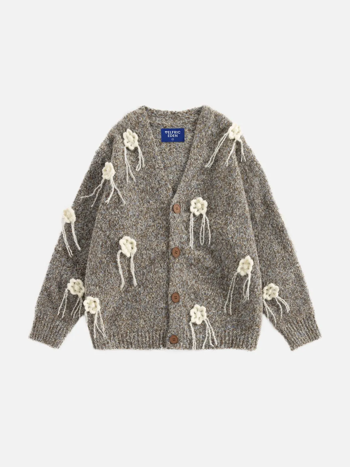 Aelfric Eden Boho Chic Crochet Floral Cardigan sold by Aelfric Eden product image thumbnail 2