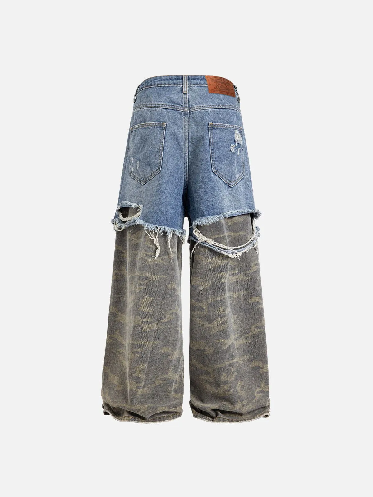 Aelfric Eden CAMO Two Layer Baaggy Jeans sold by Aelfric Eden product image thumbnail 2
