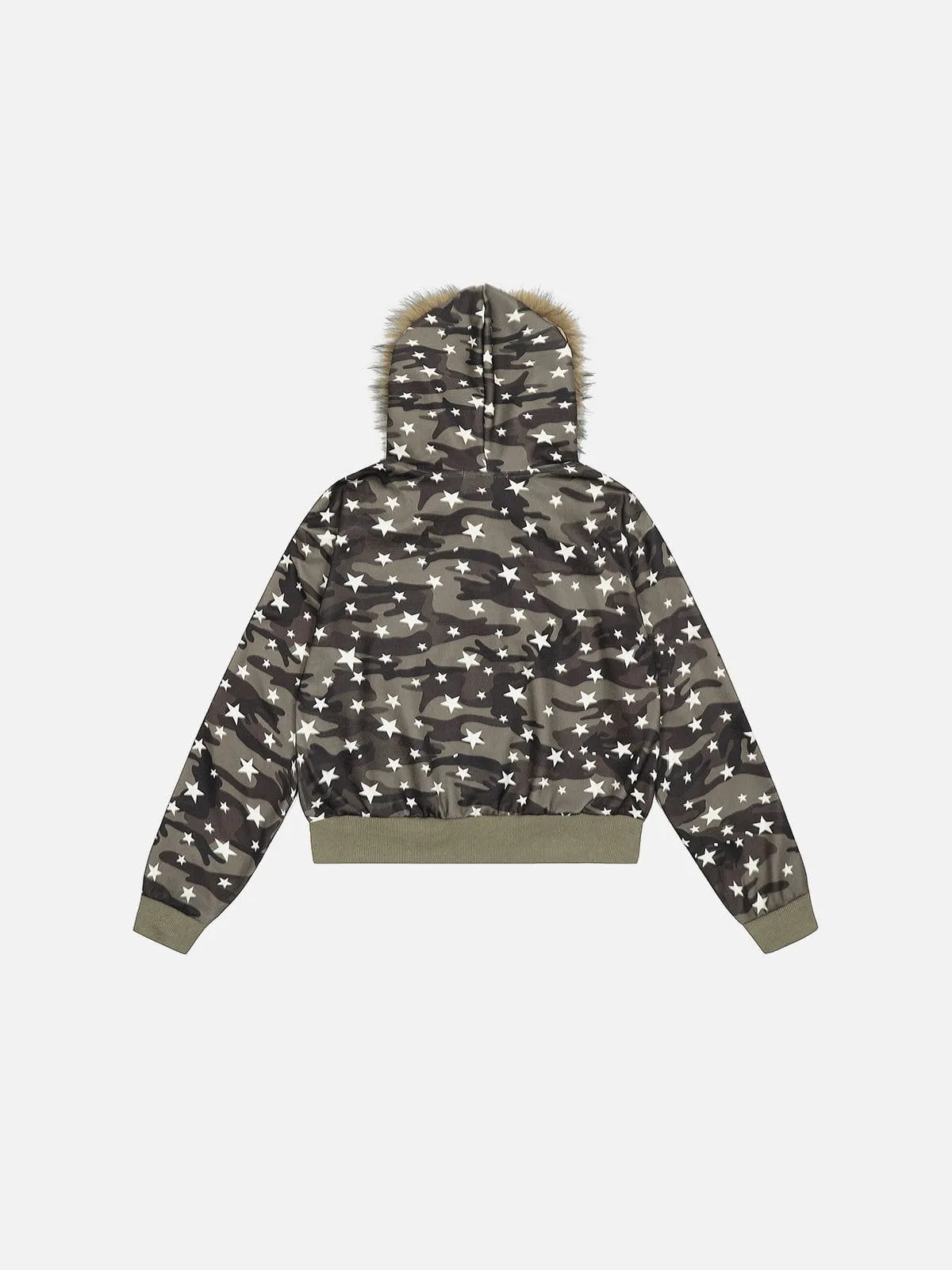 Aelfric Eden CAMO Star Zip Up Hoodie sold by Aelfric Eden product image thumbnail 2