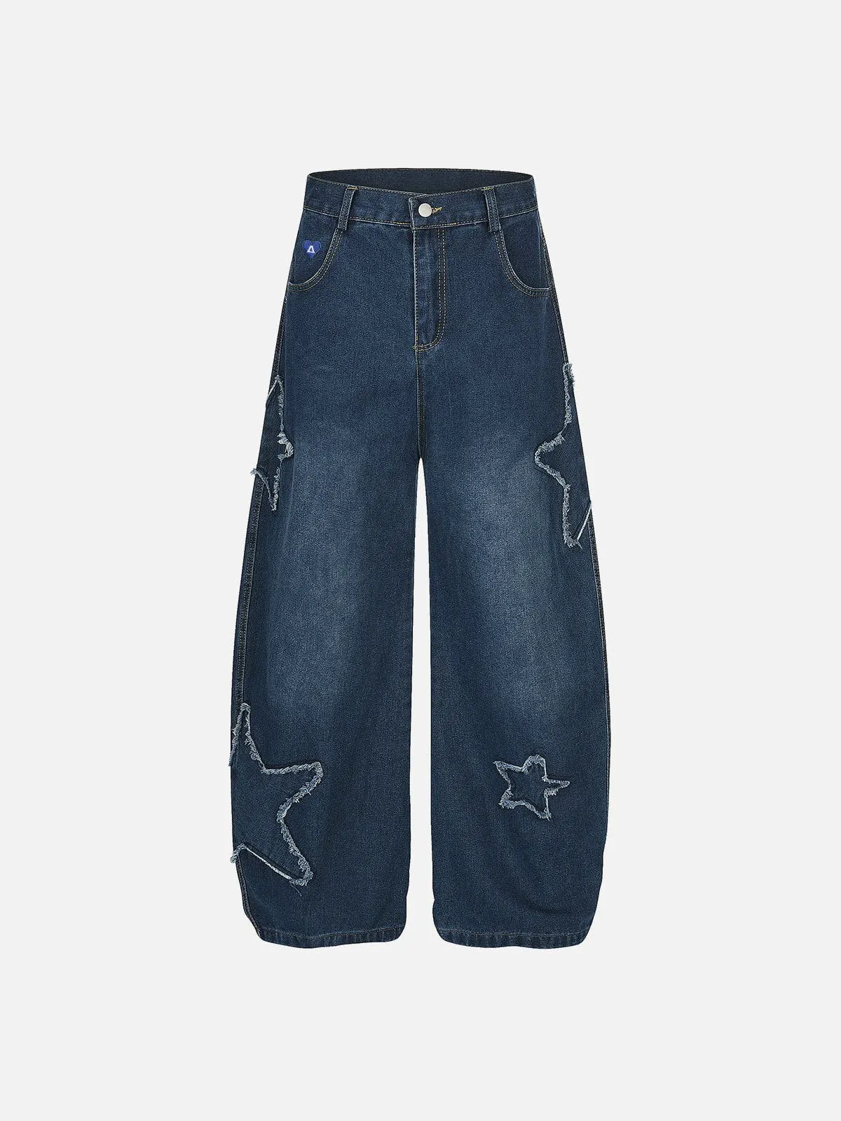 Aelfric Eden Applique Star Baggy Barrel Jeans sold by Aelfric Eden