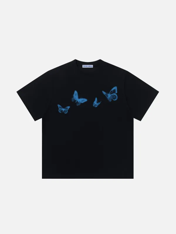 Aelfric Eden Blurring Butterfly Print Tee sold by Aelfric Eden