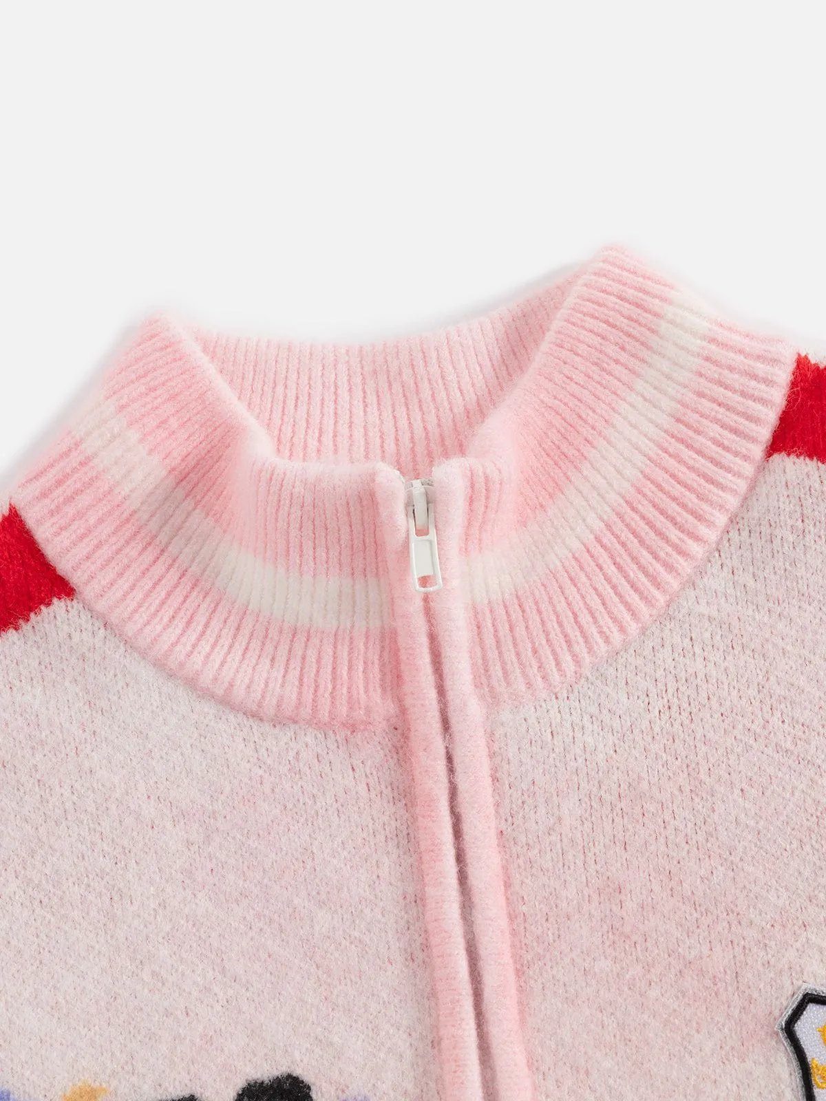 Aelfric Eden Color Blocking Floral Graphic Cardigan sold by Aelfric Eden product image thumbnail 3