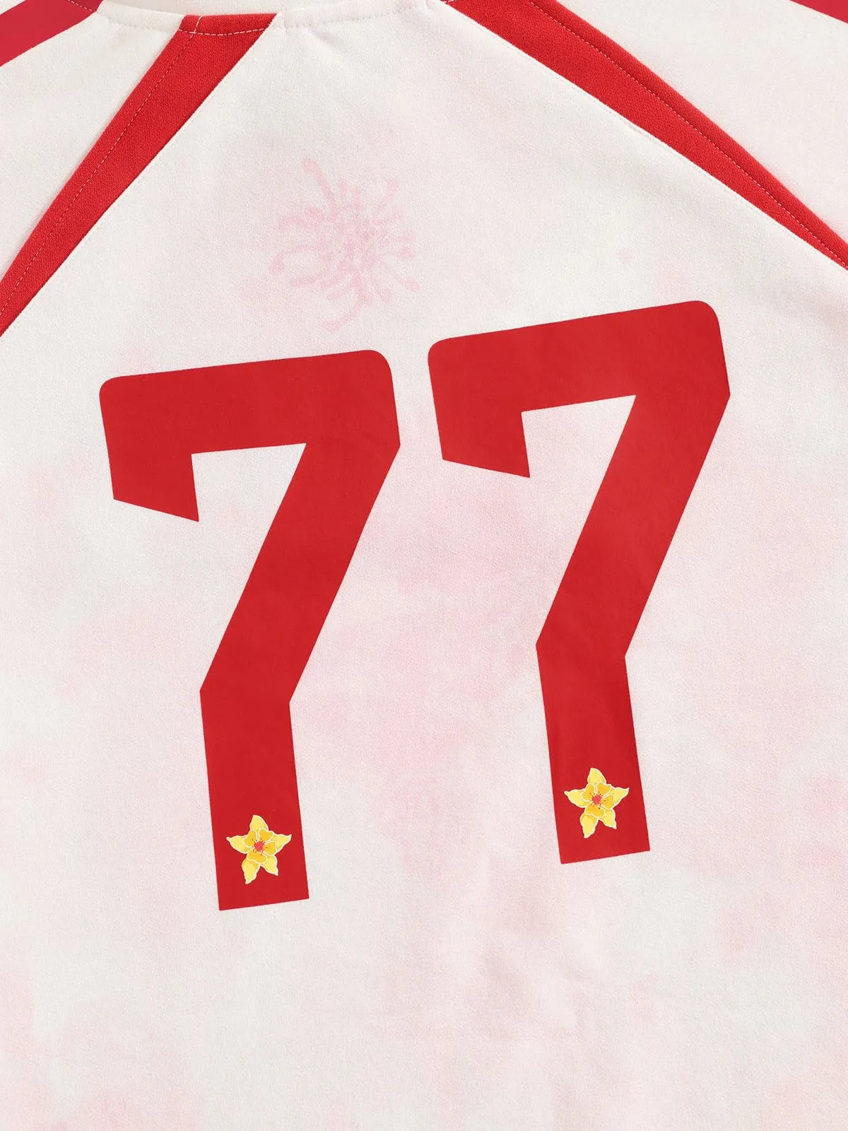 Aelfric Eden Oversized Color Blocking Floral Graphic Pullover Hoodie sold by Aelfric Eden product image thumbnail 5