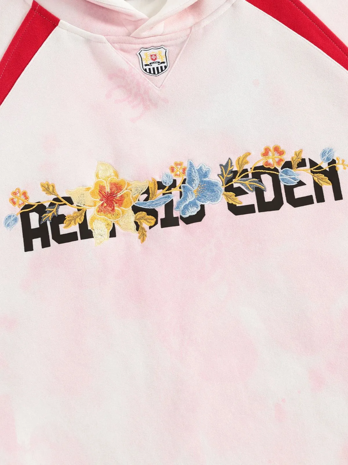 Aelfric Eden Oversized Color Blocking Floral Graphic Pullover Hoodie sold by Aelfric Eden product image thumbnail 4