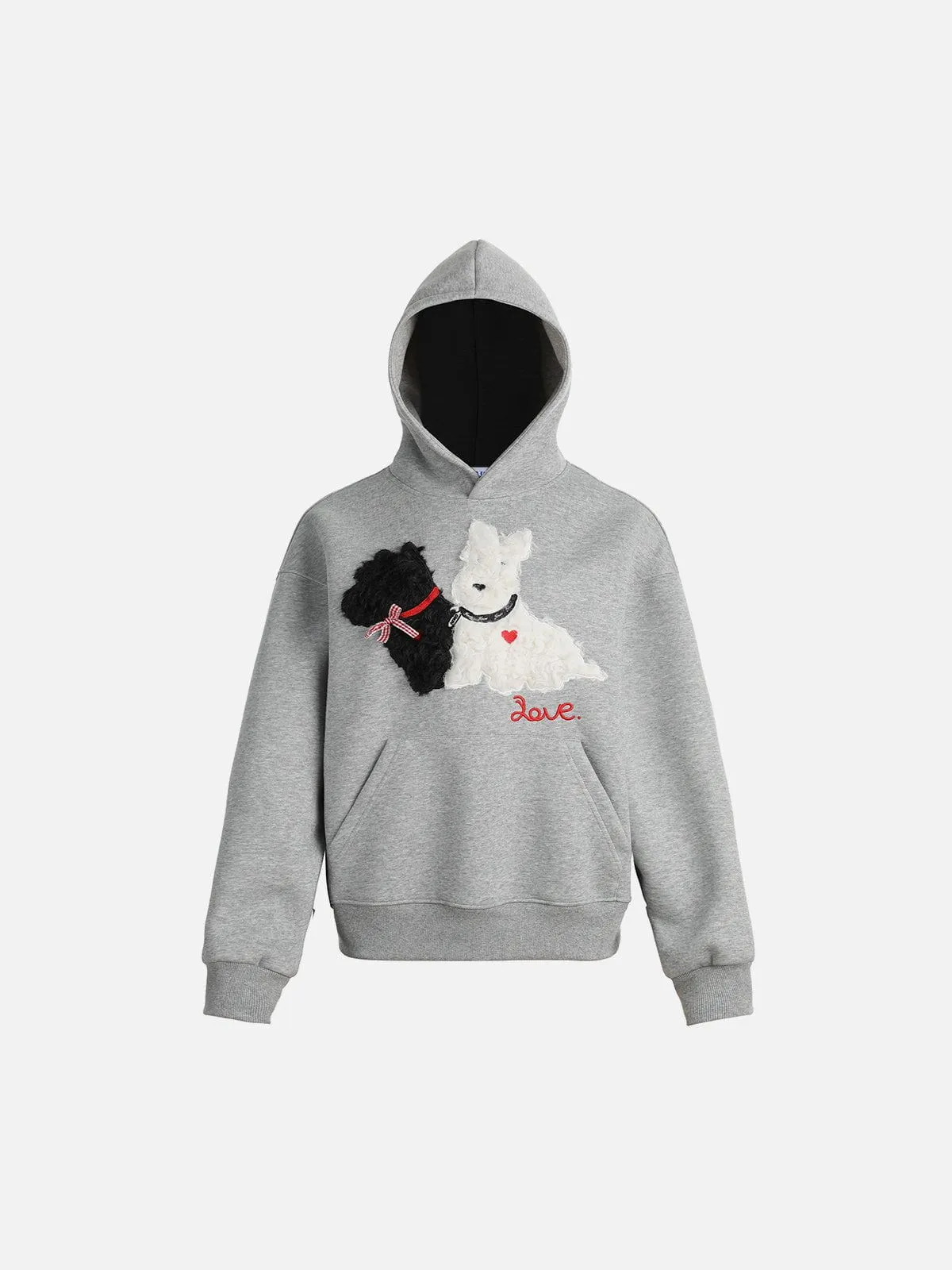 Aelfric Eden Oversized Embroidery Puppy Pullover Hoodie sold by Aelfric Eden product image thumbnail 2