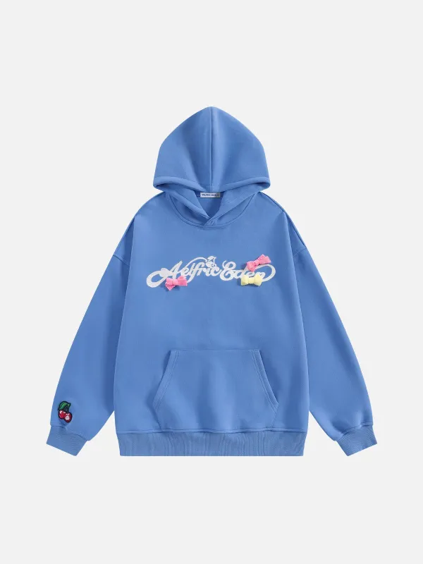 Aelfric Eden Cherry Bow Pullover Hoodie sold by Aelfric Eden