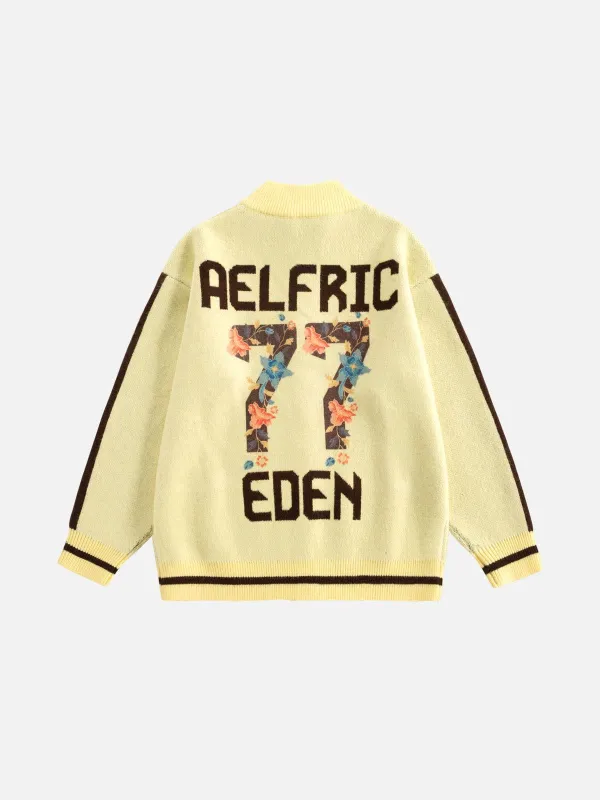 Aelfric Eden Floral 77 Color Blocking Cardigan sold by Aelfric Eden