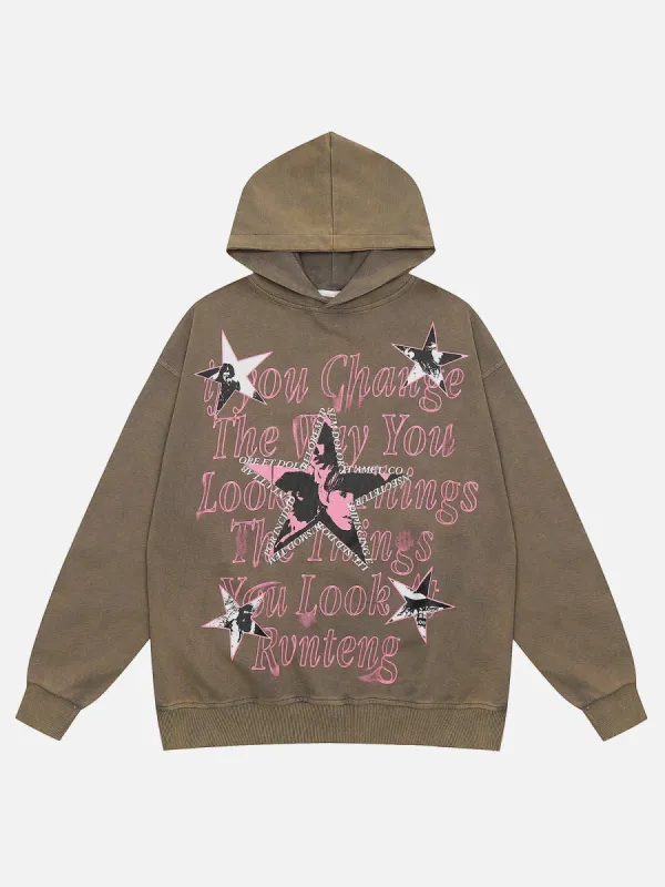 Aelfric Eden Star Portrait Graphic Hoodie sold by Aelfric Eden