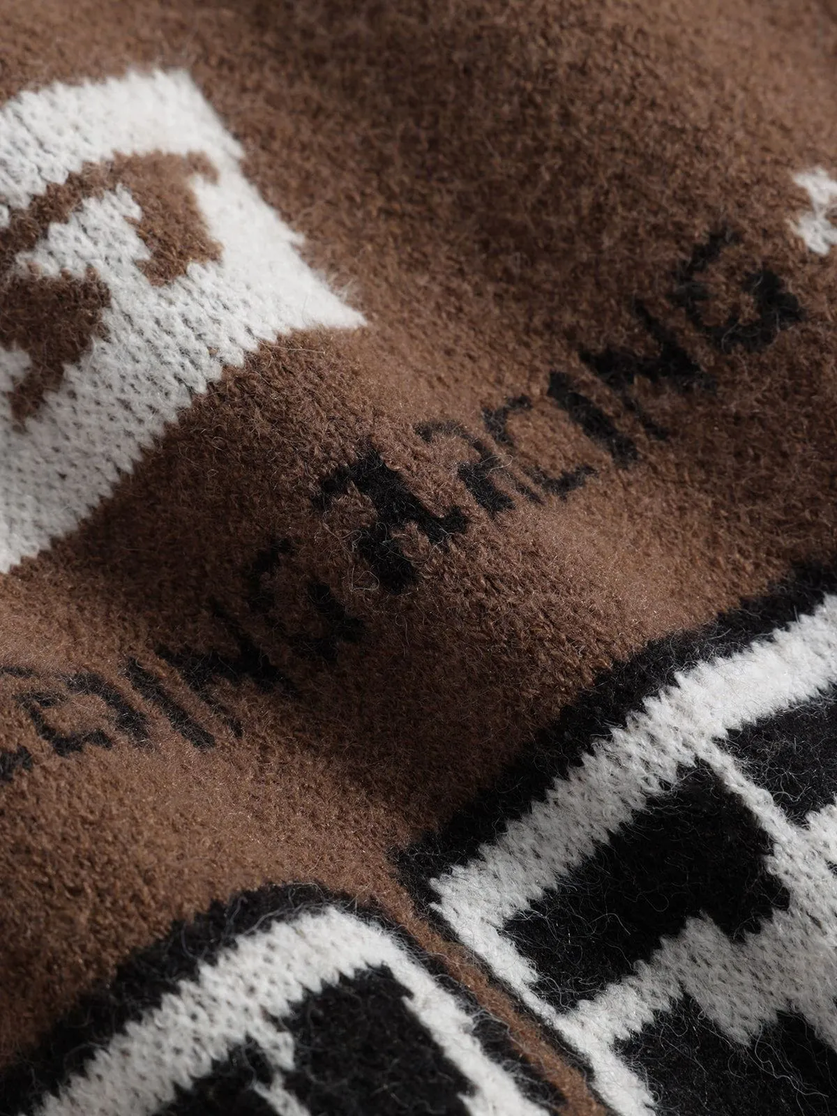 Aelfric Eden Racing Patchwork Jacquard Sweater sold by Aelfric Eden product image thumbnail 5