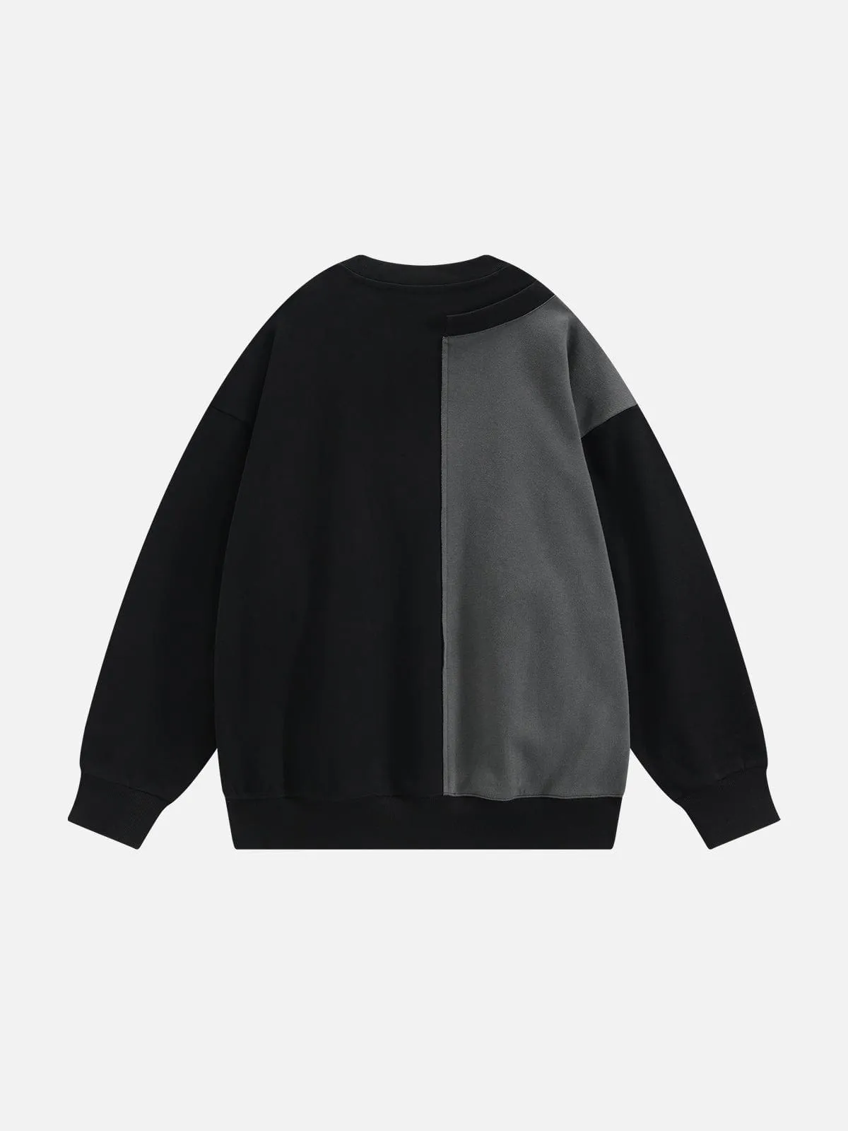 Aelfric Eden Asymmetric Graffiti Patchwork Sweatshirt sold by Aelfric Eden product image thumbnail 2