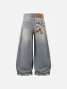 Aelfric Eden CAMO Star Cuffed Baggy Jeans sold by Aelfric Eden