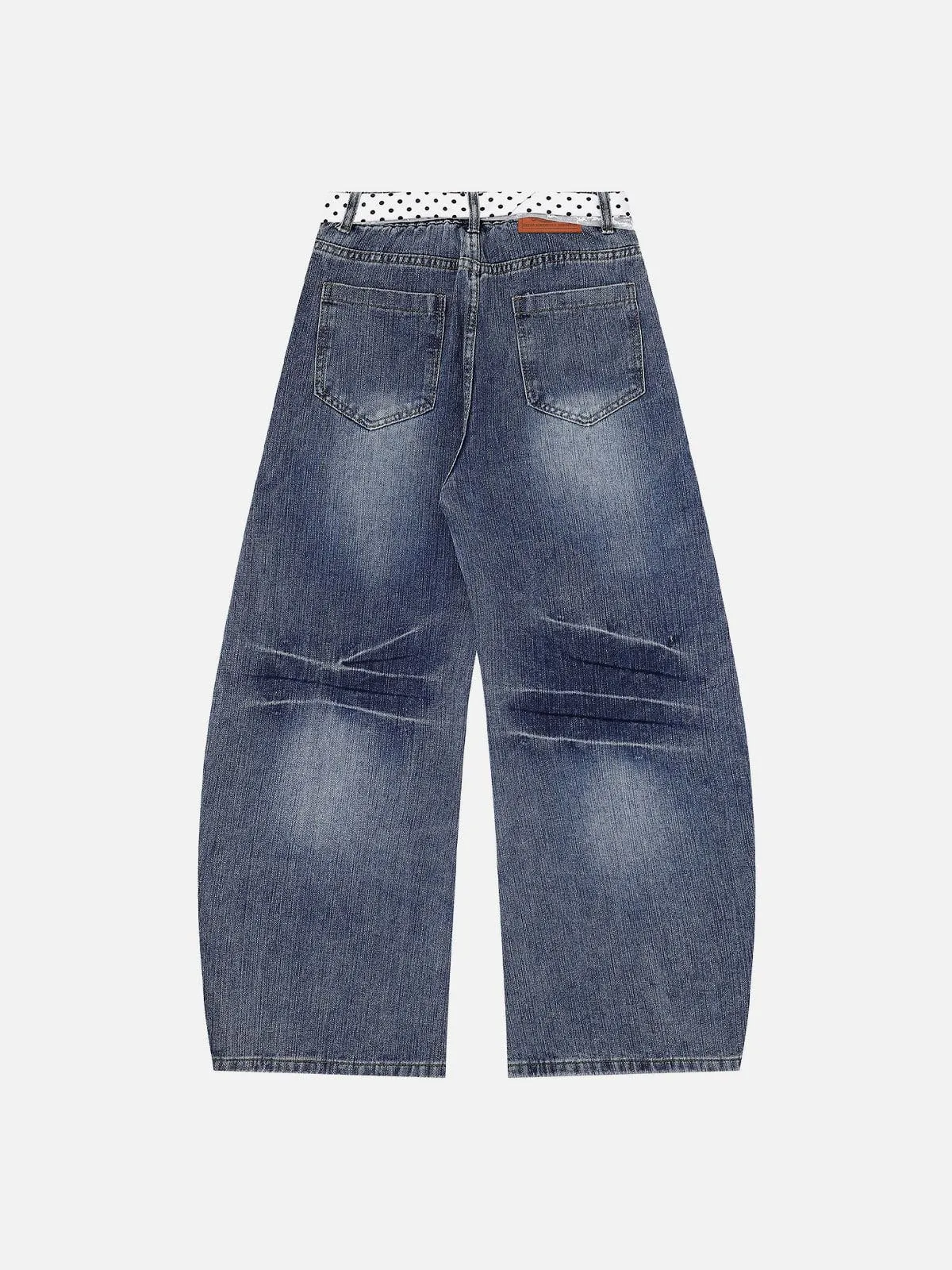 Aelfric Eden Star Polka Dot Belt Baggy Barrel Jeans sold by Aelfric Eden product image thumbnail 3