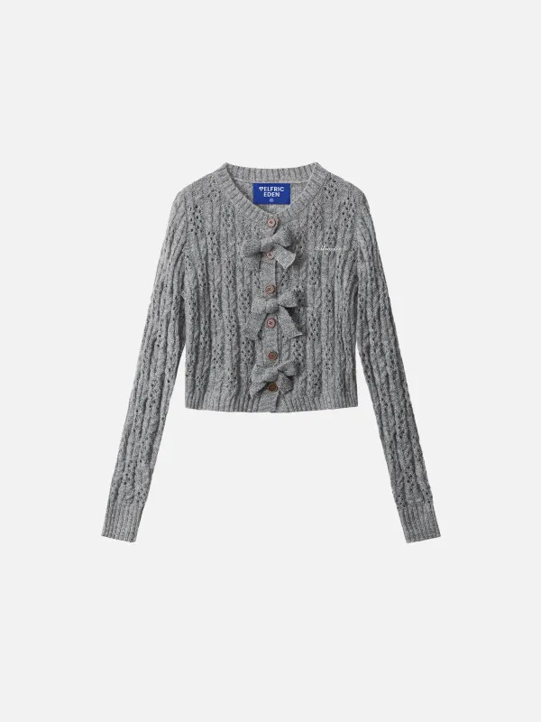 Aelfric Eden Bow Cropped Cardigan sold by Aelfric Eden