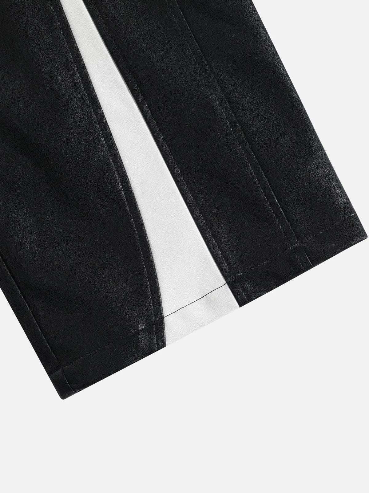 Aelfric Eden Racing Logo Patches Faux Leather Pants sold by Aelfric Eden product image thumbnail 5