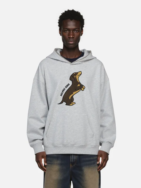 Aelfric Eden Hand Drawn Dachshund Pullover Hoodie sold by Aelfric Eden