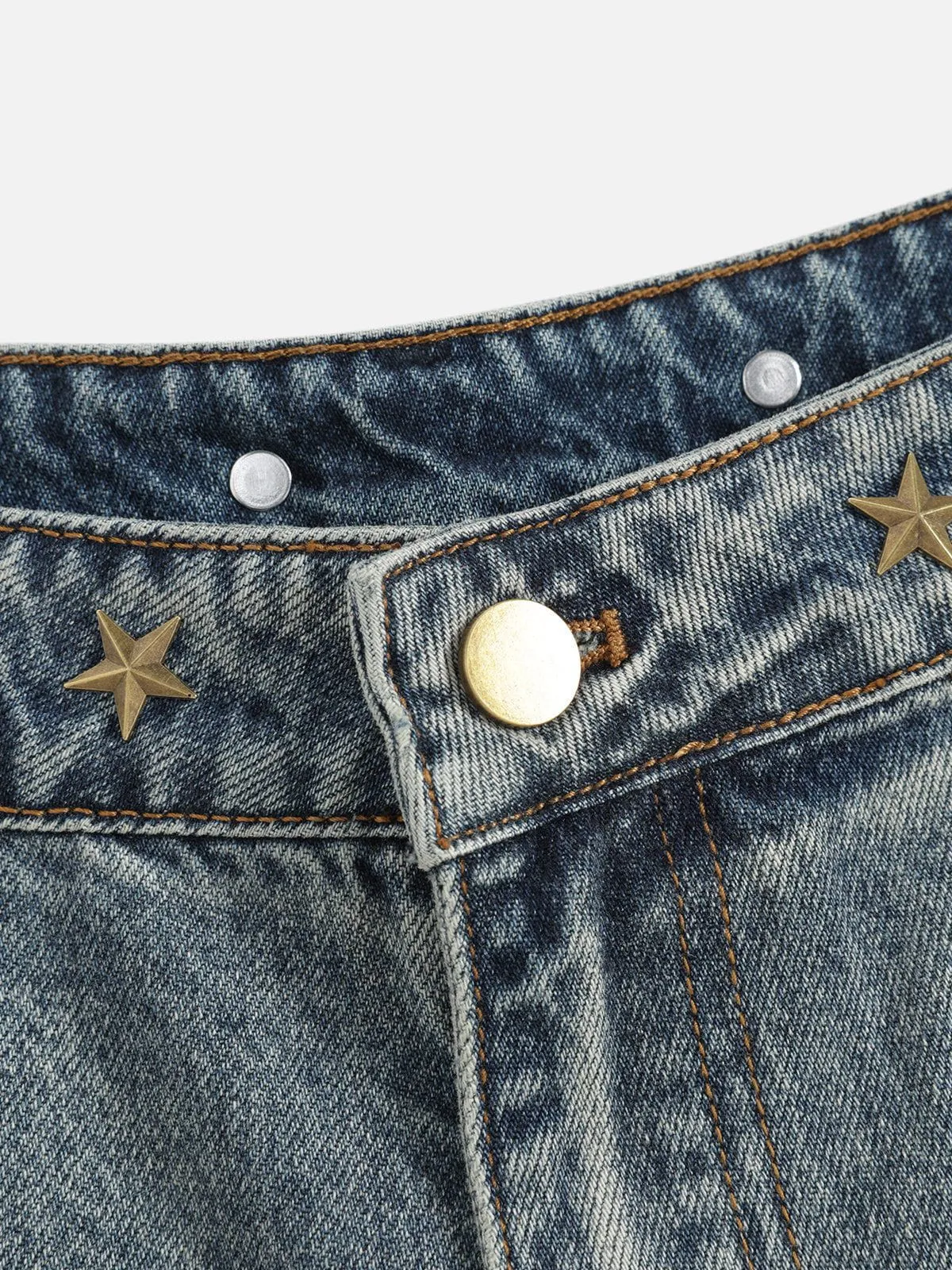 Aelfric Eden Star Panel Rivets Baggy Jeans sold by Aelfric Eden product image thumbnail 3