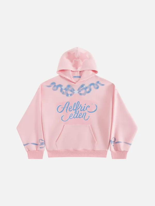 Aelfric Eden Star Blurring Bow Pullover Hoodie sold by Aelfric Eden