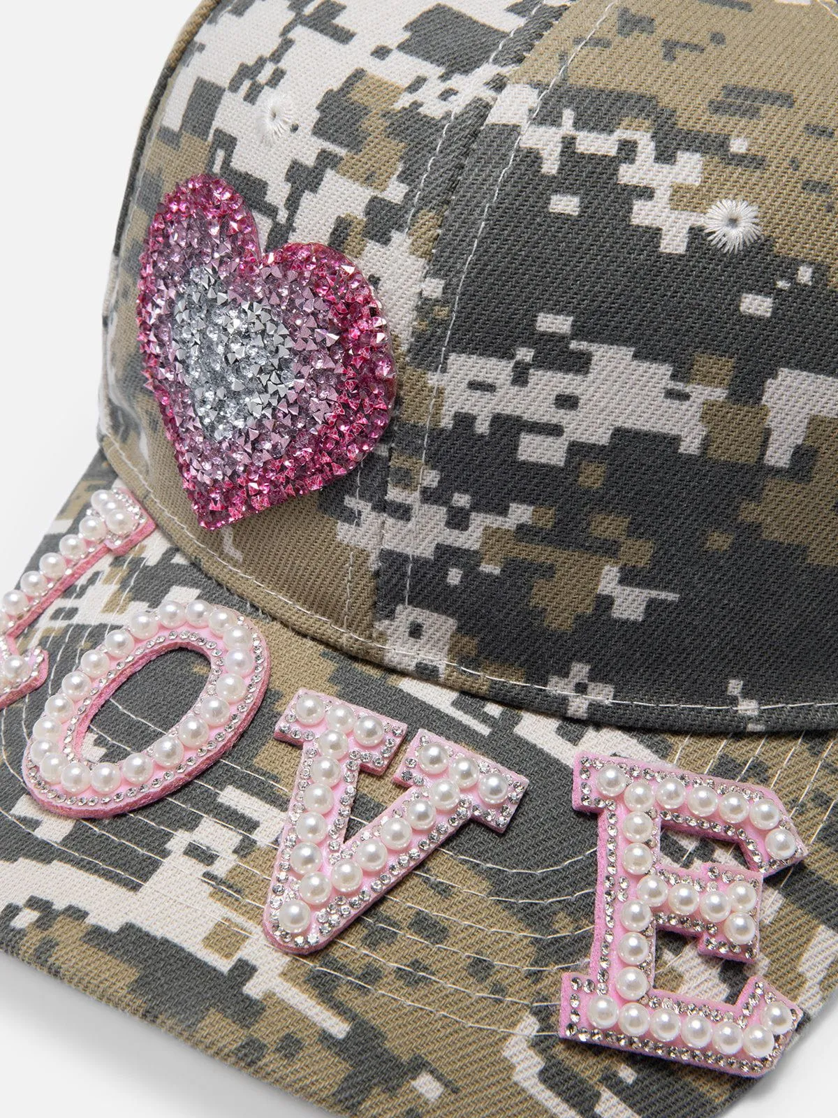 Rhinestone CAMO Cap sold by Aelfric Eden product image thumbnail 4