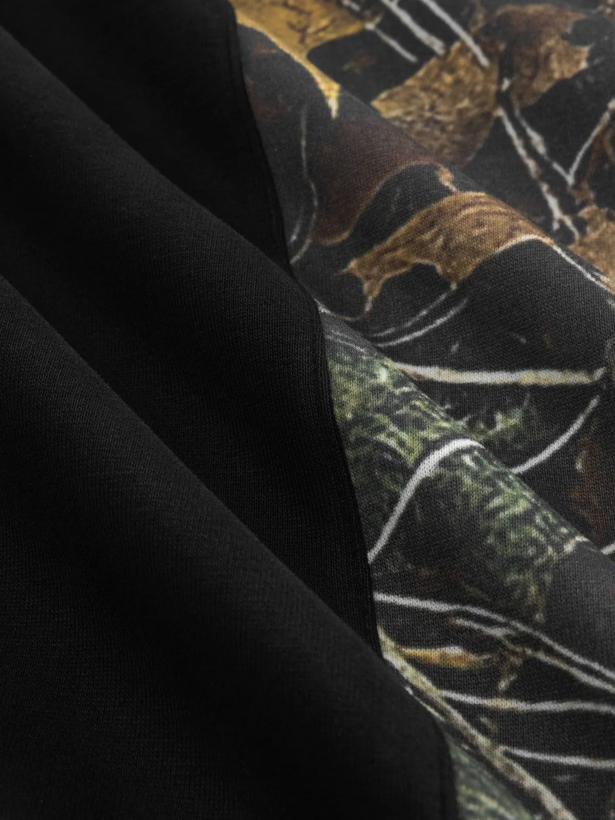 Aelfric Eden Leaf CAMO Graffiti Patchwork Zip Up Hoodie sold by Aelfric Eden product image thumbnail 4