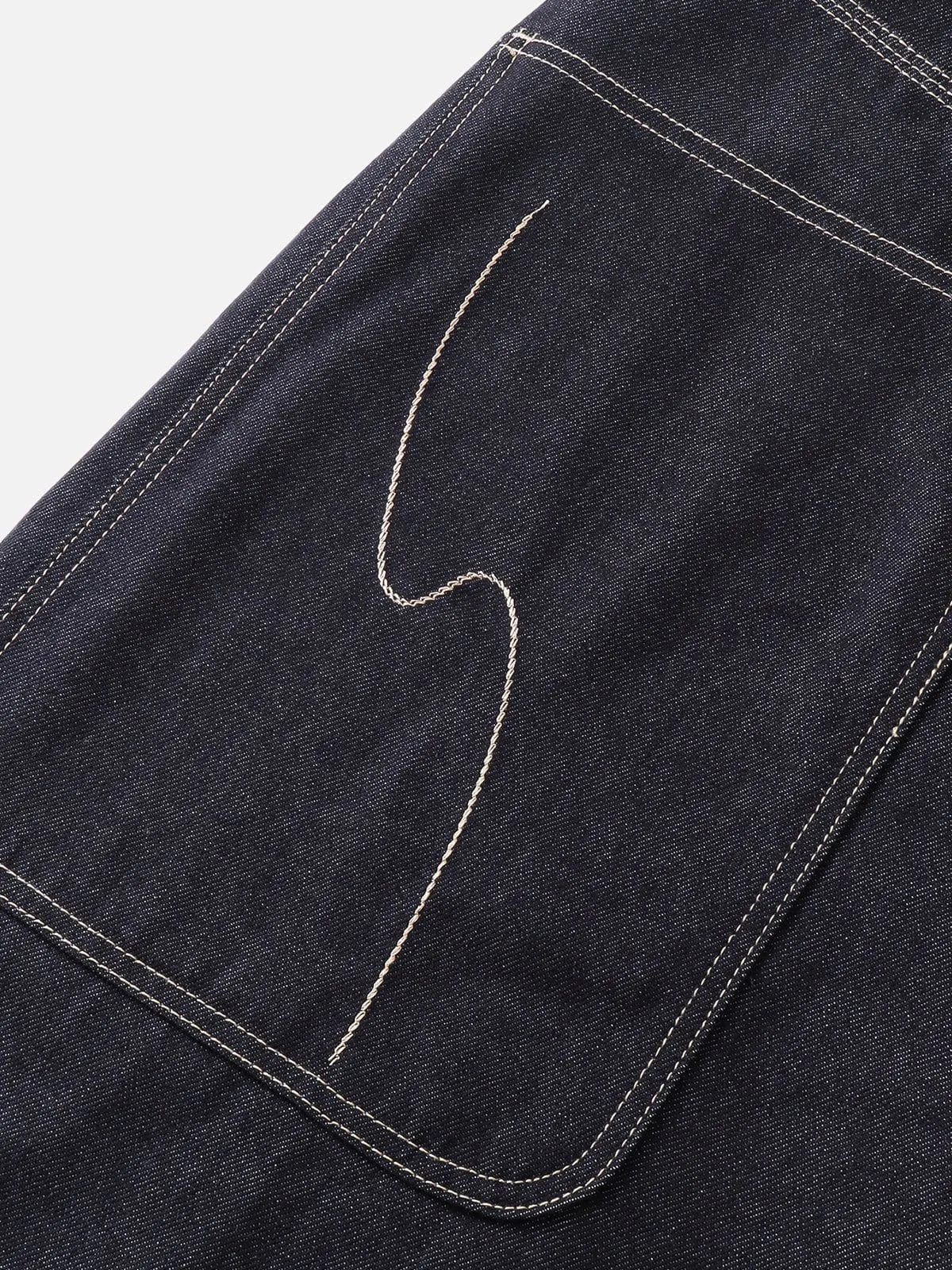 Aelfric Eden Stitch Raw Baggy Jeans sold by Aelfric Eden product image thumbnail 4
