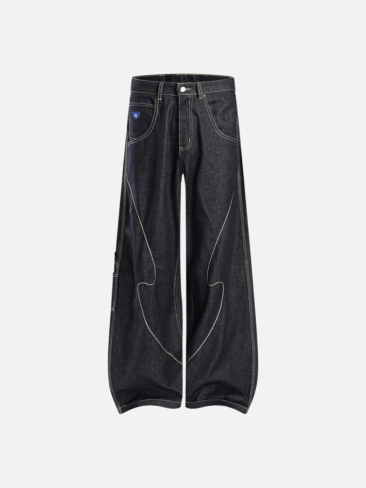 Aelfric Eden Stitch Raw Baggy Jeans sold by Aelfric Eden