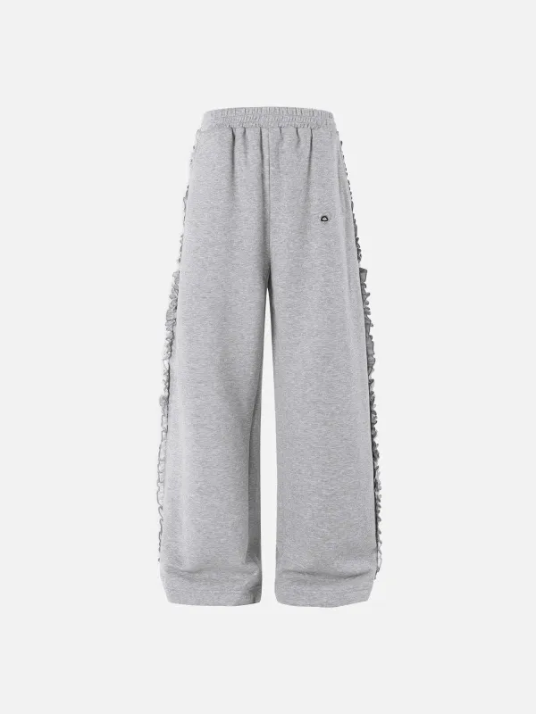 Aelfric Eden Ruffle Trim Baaggy Sweatpants sold by Aelfric Eden