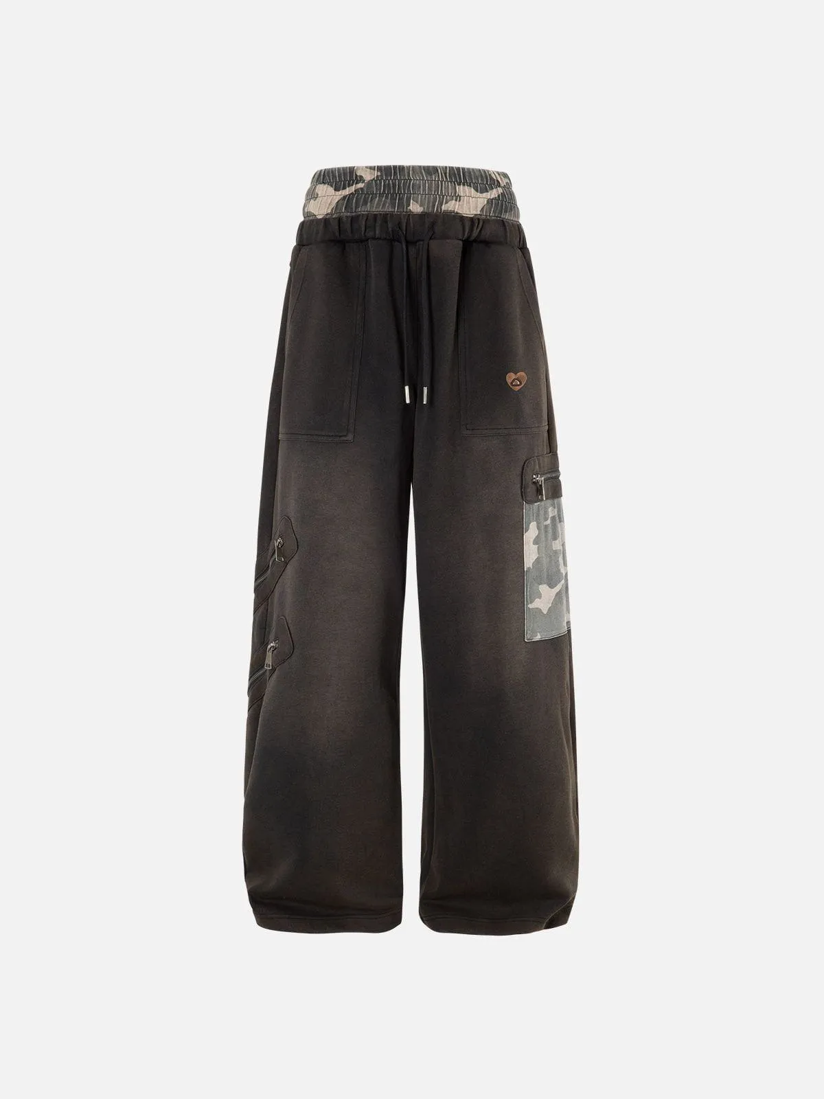 Aelfric Eden CAMO Double Waist Baggy Sweatpants sold by Aelfric Eden