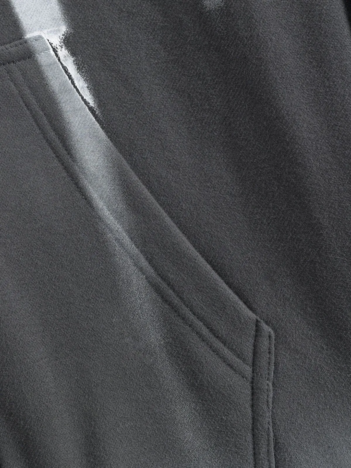 Aelfric Eden Asymmetric Graffiti Patchwork Pullover Hoodie sold by Aelfric Eden product image thumbnail 4