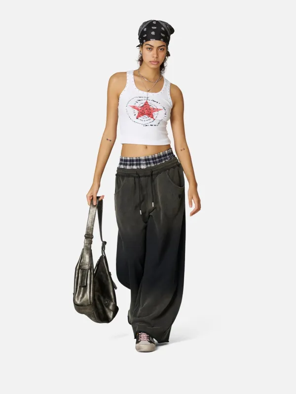 Aelfric Eden Double Waist Vintage Baggy Sweatpants sold by Aelfric Eden
