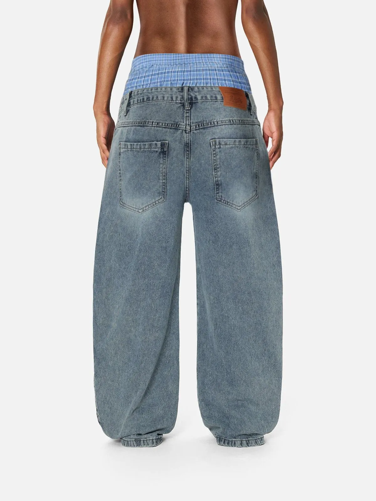 Aelfric Eden Double Waist Baggy Jeans sold by Aelfric Eden product image thumbnail 3