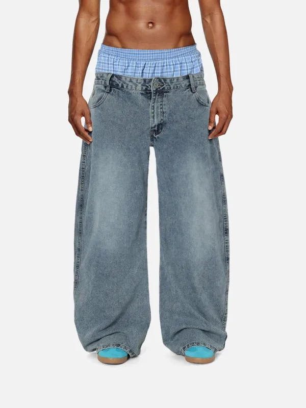 Aelfric Eden Double Waist Baggy Jeans sold by Aelfric Eden