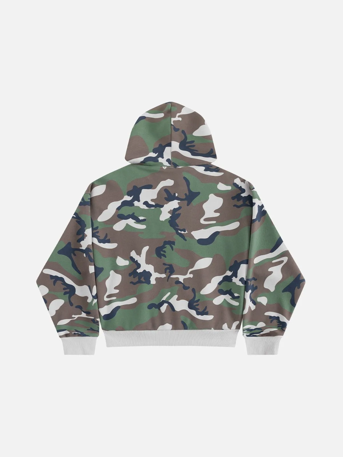 Aelfric Eden CAMO Rhinestone Zip Up Hoodie sold by Aelfric Eden product image thumbnail 2