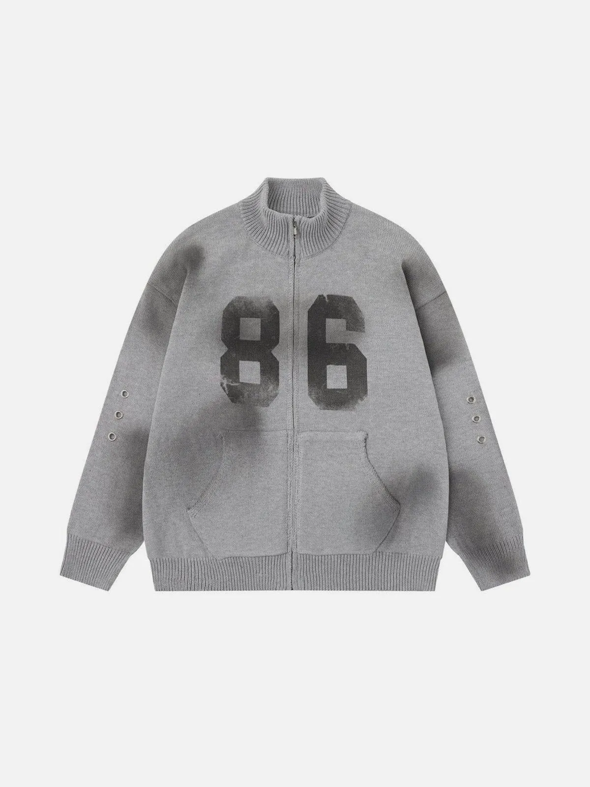 Aelfric Eden Grommet 86 Zip Up Cardigan sold by Aelfric Eden