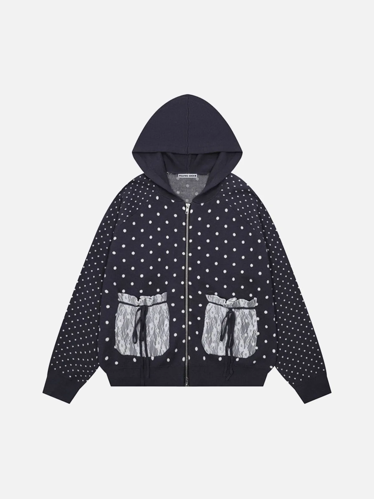 Aelfric Eden Polka Dot Zip Up Hoodie sold by Aelfric Eden product image thumbnail 2