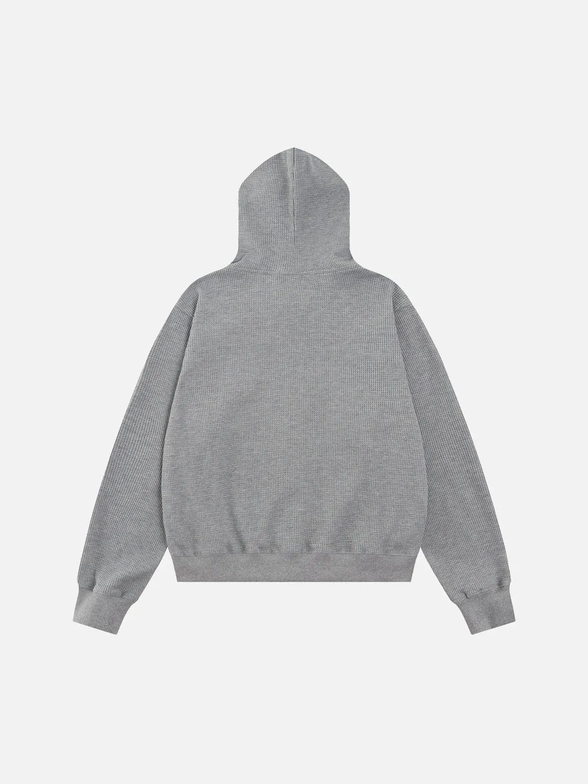 Aelfric Eden Towel Cat Waffle Zip Up Hoodie sold by Aelfric Eden product image thumbnail 2