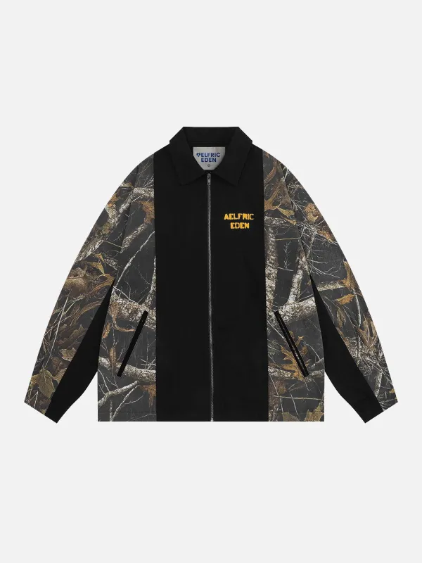 Aelfric Eden Leaf CAMO Graffiti Jacket sold by Aelfric Eden